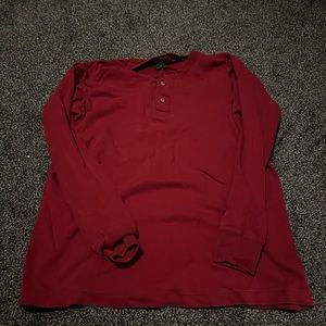 High Sierra red long sleeve tee